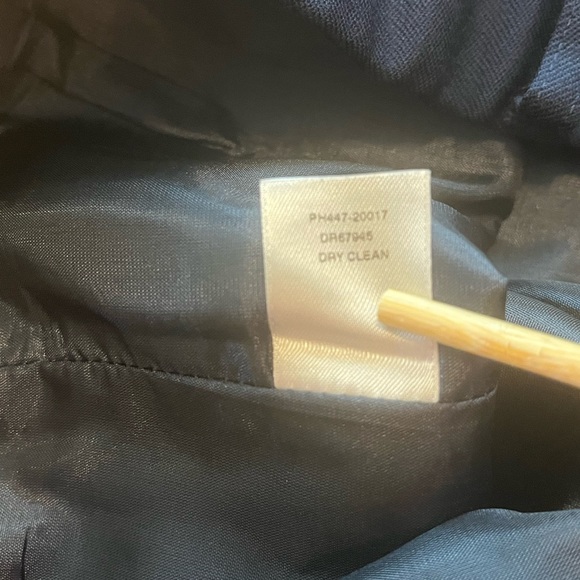 Pendleton Vintage Navy Wool Pants High Waisted Ankle Crop 10P - Picture 5 of 9